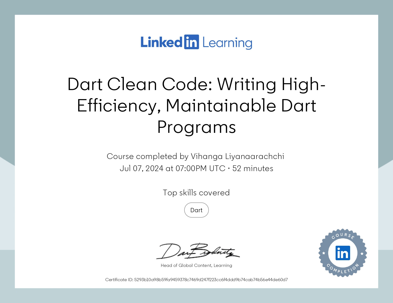 Dart Clean Code